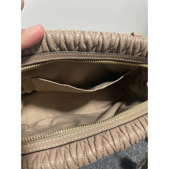 Coach Madison Gathered Twist Handbag/ Satchel Brown 2way Tote Bag - Picture 7 of 16